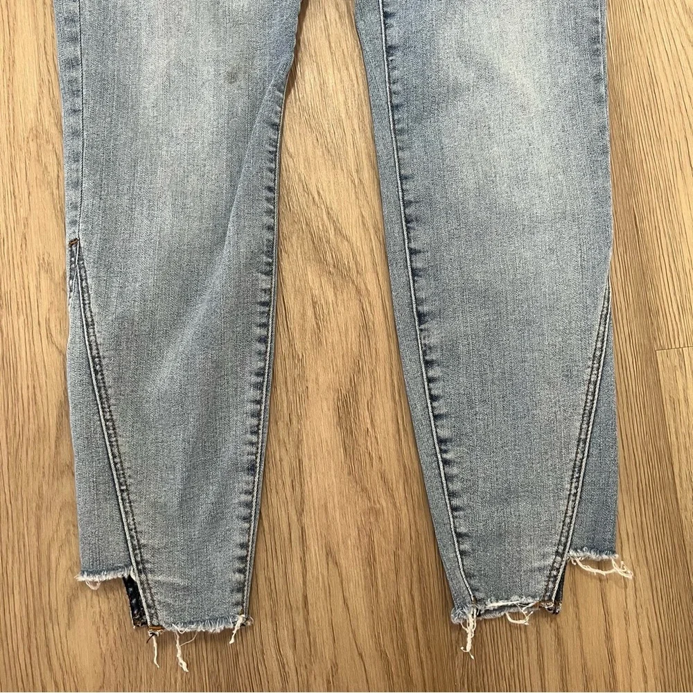 KUT From The Kloth Connie Ankle Skinny Jeans Light Wash Size 10